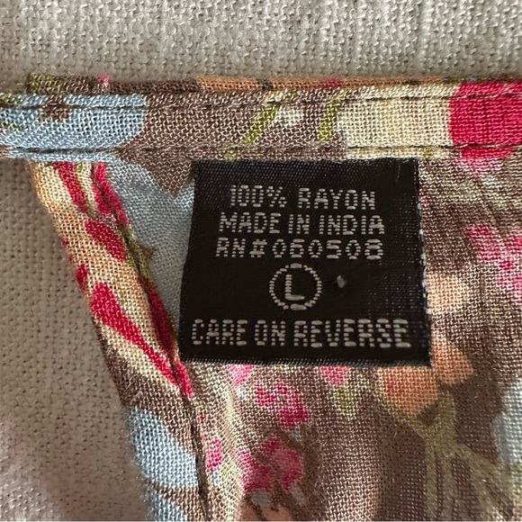 Angie Womens Ditsy Floral Romper Sz L Boho Fairy Grunge Festival Whimsical Gypsy - Picture 14 of 15